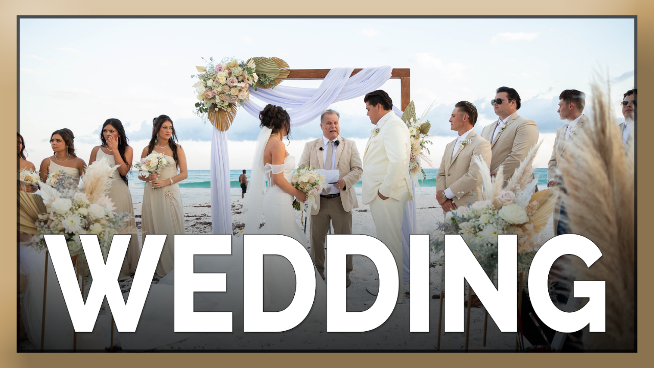 Sunquest Beach Wedding | L+C | Destin Photo & Video